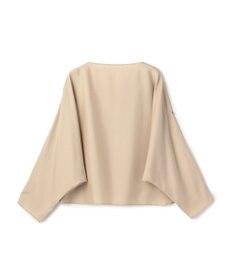 BEIGE， PERIDOT / 2WAYスリーブ ドレープブラウス