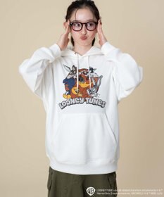 WEGO 【ユニセックス着用ITEM/裏起毛】LOONEYTUNESグラフィックプルオーバー