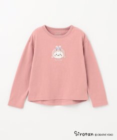 ANY KIDS 【しろたん×any FAM】しろたんサガラ刺繍長袖Tシャツ