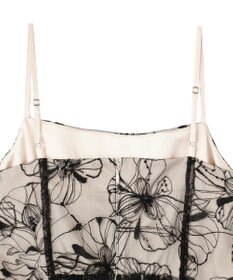 YECCA VECCA 【2点SET】フラワー柄スパンコール刺繍ドレス