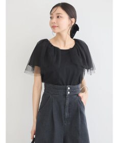 earth music&ecology チュールレイヤードプルオーバー