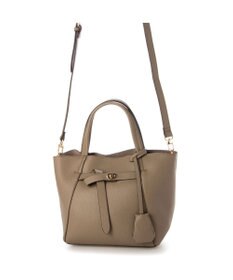 UNBILLION カシュカシュ cachecache / ベルトディテールフェイクレザートート