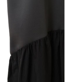 Green Parks ａ．異素材切り替えバルーンワンピース