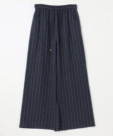 ANY 【ウエストゴム】リネンレーヨンワイドパンツ