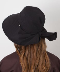 MOONBAT 【遮光100％/遮熱/UVカット】PAUL&JOE ACCESSOIRES(ポール&ジョー）後ろ垂れ 広つばハット 帽子 サイズ調整可能 手洗い可能