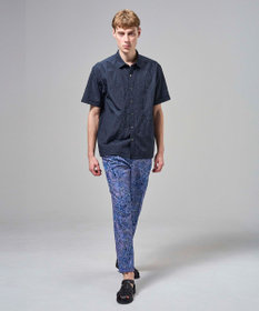 JOSEPH HOMME 【新素材】ドットエアーリバーシブル ドロスト付タック入りテーパードパンツ / PEGG TUCK