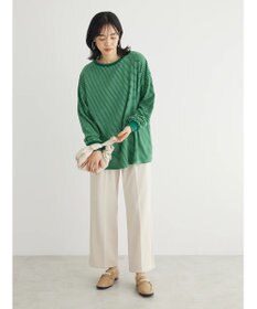 Green Parks マシュマロタッチボーダープルオーバー