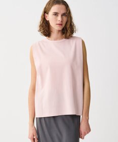 uncrave ダブルフェイスジャージー ノースリーブカットソー