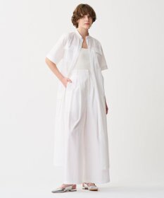 uncrave カラータイプライター シャツワンピース