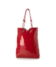 UNBILLION カシュカシュ cachecache / エナメル調結びハンドルA4サイズトート