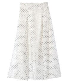 Green Parks AnriettMusee ドットフレアーロングスカート