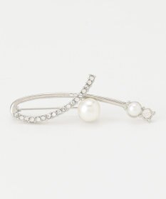 ANY SIS ドロップパール調 ブローチ