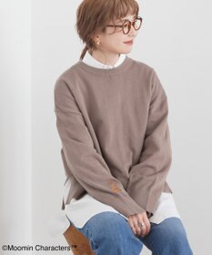 AMERICAN HOLIC Moomin 袖刺繍ニットプルオーバー