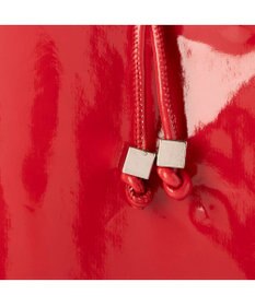 UNBILLION カシュカシュ cachecache / エナメル調結びハンドルA4サイズトート