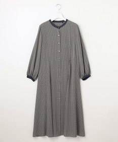 自由区 S 【洗える】ジオメトリックハートプリント ワンピース