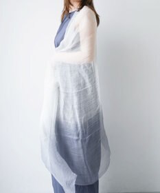 muto Ramie300 バーティカルグラデーション リネンストール