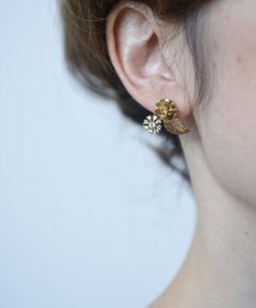 monshiro 【スワロフスキー】アリウムプチ ピアス