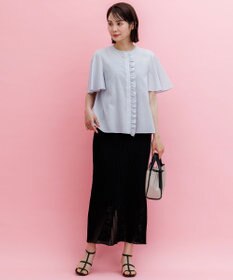 組曲 【WEB限定】レーシーニット スカート