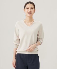 J.PRESS LADIES 【ご好評につき新色追加！・WEB限定カラーあり・洗える】PRINCE Vネック ニット