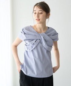 YECCA VECCA リボンデザインブラウス