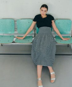 YECCA VECCA リボンデザインブラウス