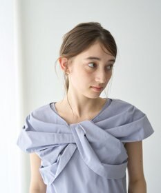 YECCA VECCA リボンデザインブラウス