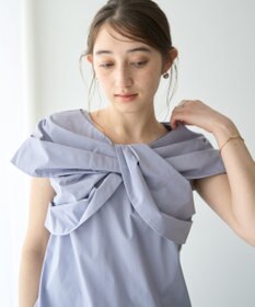 YECCA VECCA リボンデザインブラウス