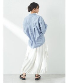 earth music&ecology ワイドスリーブ半袖シャツ