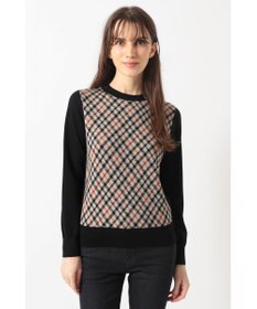 DAKS チェック ジャカードプルオーバー