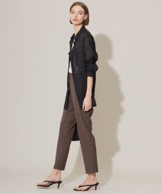 ICB L 【洗える】ラミーコットンボイル シアーシャツ