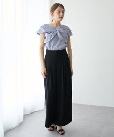 YECCA VECCA リボンデザインブラウス