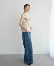 YECCA VECCA リボンデザインブラウス