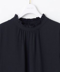 ANY SIS 【洗える】フリルネックスタンド ブラウス