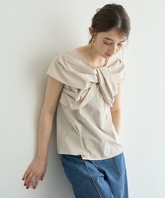 YECCA VECCA リボンデザインブラウス
