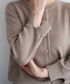 YECCA VECCA 2way袖リボンカーディガン