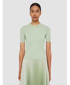 JOSEPH 【洗える】キャッシュエアー　ショートスリーブニット