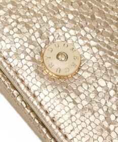 style code 【MERCURYDUO/マーキュリーデュオ】メタリッククラック調型押し　三つ折りミニ財布