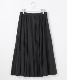 J.PRESS LADIES L 【洗える】パウダリージャージー ランダムプリーツ スカート