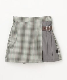 組曲 KIDS 【110-140㎝】 チェックプリーツ キュロット