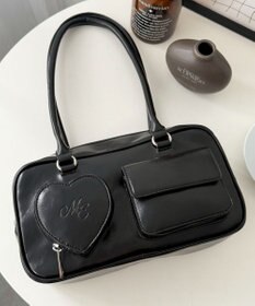 WEGO ハートポケットボストンバッグ