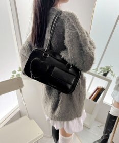 WEGO ハートポケットボストンバッグ