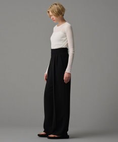 uncrave 【手洗い可】シアー ランダムリブ カットソー（uncrave STANDARD）