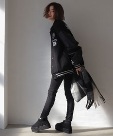 WEGO 【25年秋冬新作/ユニセックス着用ITEM/SMLサイズ展開】メルトンワッペンスタジャン