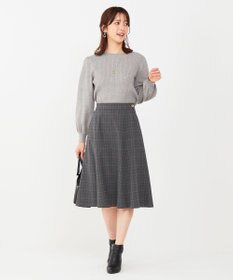 ANY SIS 【CICA加工】ケーブルポイント ニット