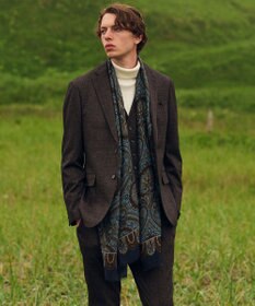 JOSEPH ABBOUD 【ストレッチ/多機能レジャージャケット】ツィーディージャージー ジャケット