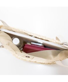 UNBILLION カシュカシュ cachecache / ベルトハンドル柄編トート