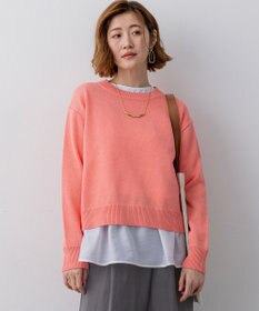 23区 【先行予約】コットンギマ クルーネック ニット