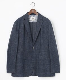 JOSEPH ABBOUD 【キングサイズ・清涼感/軽量】リネンTOPピケ ジャケット