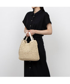 UNBILLION カシュカシュ cachecache / ベルトハンドル柄編トート