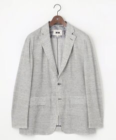 JOSEPH ABBOUD 【キングサイズ・清涼感/軽量】リネンTOPピケ ジャケット